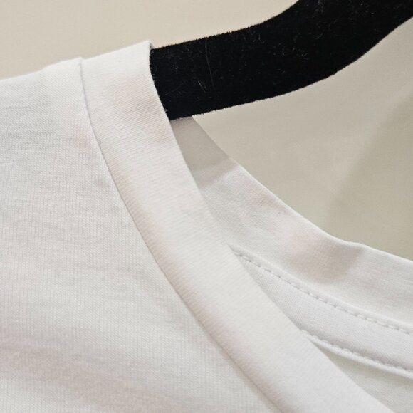 Karl Lagerfeld "C'est La Vie" Paris Rhinestone Graphic White Shirt Size (M) - Picture 7 of 14